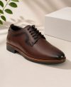 Blueberry Men's Brown Leather Shoes